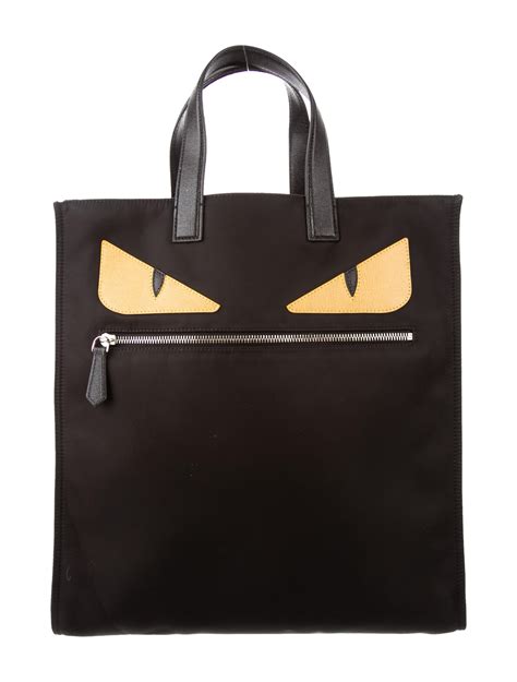 fendi monster eyes tote bag|Fendi monster crossbody bag.